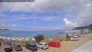 20230616 Arillas Corfu Live Webcam [upl. by Decima597]