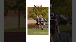 Snipe 🎯  Lacrosse lacrosse shorts shortvideo trendings shortvideo [upl. by Eentirb692]