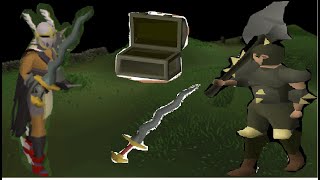 Osmumtens Fang VS The Barrows Brothers Melee Only 15 Chests Per Hour [upl. by Ellehsal]