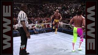 Hulk Hogan vs Randy Savage  WWE Championship Match Main Event February 23 1990 [upl. by Arnelle]