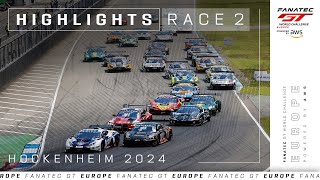 Hockenheim Race 2  Extended Highlights  Fanatec GT World Challenge Europe 2024 [upl. by Ahilam]