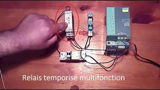 Formation électricité industrielleFrançais relais temporisé multifonction [upl. by Ely]