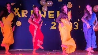 Remix songs Dhamaka in Farewell Party 🎉❤️  dance VlogsDekho remix  party viral trending [upl. by Zondra]