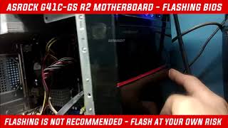 Asrock G41C GS flash bios  How to use Instant Flash feature [upl. by Nare]