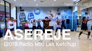 Dance Workout Asereje 2018 Radio Mix  Las Ketchup  Zumba  Diva Dance  The Diva Thailand [upl. by Harmony]