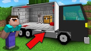 WHO LIVES IN THIS IMPENETRABLE BUNKER IN TRUCK IN MINECRAFT  100 TROLLING TRAP [upl. by Barayon]