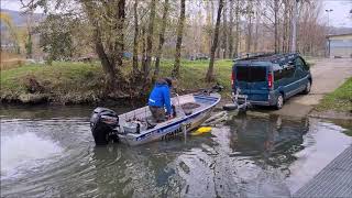 Présentation Bass Boat linder sportsman 445 catch en navigation [upl. by Hayn]