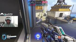 Sen Sinatraa Epic 14 Kill Streak In Overwatch 2 [upl. by Eibber]