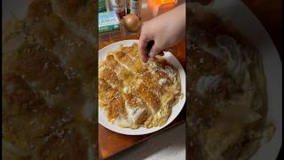 Chicken Katsu Don cooking food foodie [upl. by Ahsinav]