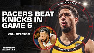 FULL REACTION Pacers force GAME 7 vs the Knicks 👀 Its been INCREDIBLE to watch Indy  SC [upl. by Aryl]