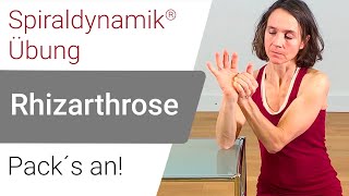 Spiraldynamik® Übung Rhizarthrose Daumensattelgelenksarthrose [upl. by Neerom936]