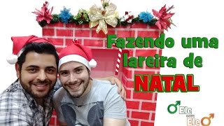 Decoração de Natal  Como fazer uma lareira de natal DIY [upl. by Sterne337]