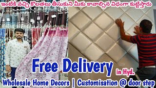 Home Decors with Free Delivery amp Home Service Begumbazar  Curtains Bed Sheets Blinds [upl. by Nolad]