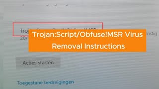 TrojanScriptObfuseMSR Removal Instructions  Remove ObfuseMSR trojan [upl. by Levina]