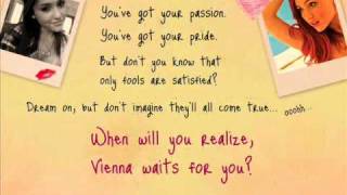 Vienna  Ariana Grande Lyrics [upl. by Selfridge511]