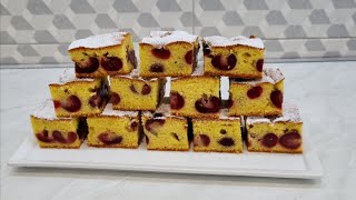 Kolač sa trešnjama 🍒 Cherry cake [upl. by Aderf]