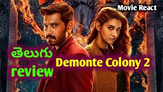 Demonte Colony 2 movie review telugu 2024 [upl. by Annohsal322]