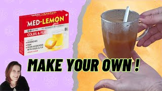 How to make your own Med Lemon Flu shot at home for colds and flu [upl. by Hermina]