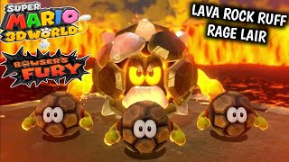 LAVA ROCK RUFF RAGE LAIR Super Mario 3D World [upl. by Emil]