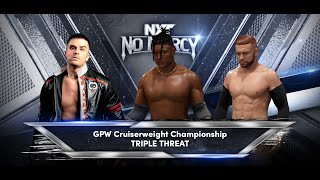 Cruiserweight Championship Triple Threat Match GPW No Mercy 2024 [upl. by Tavey]