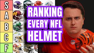 RANKING ALL 32 HELMETS IN THE NFL TIER LIST EDITION [upl. by Schug]