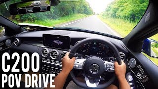 C200 AMG LINE POV DRIVE amp WALK AROUND 2019 😈 Mercedes Benz [upl. by Conrado]