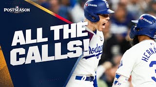 ALL CALLS from the Dodgers BACKTOBACK home runs in Game 2 of the World Series [upl. by Annodahs34]