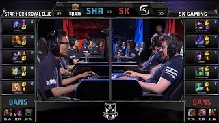 S4 Worlds Group Stage SHRC vs SK Group B Highlights [upl. by Lanae963]