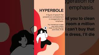 What is a Hyperbole in English Literature 🤔 hyperbole figureofspeech [upl. by Trinee]