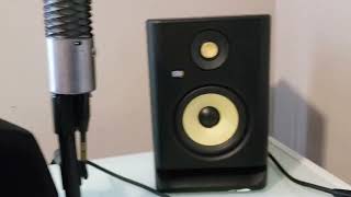 KRK RP5 Rokit 5 G4 Professional Bi Amp 5 Powered Studio Monitor Pair Review [upl. by Ednihek]