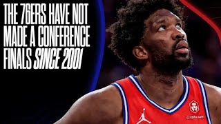 Joell Embiid continues social distancing from the conference finals [upl. by Eelrehpotsirhc189]