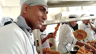 BHM 6th semester food production practical Tandoori chicken Sasthm college [upl. by Euqinimod]