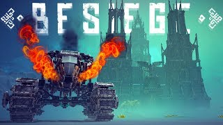 Besiege Gameplay  The Running Bull Tank  The Best Multiverse Levels  Besiege Best Creations [upl. by Jari]