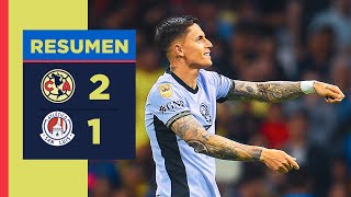 Resumen completo América 2 – 1 San Luis  Jornada 13 CL24  ¡EL BAILE DE BRIAN 🕺 [upl. by Nwahsed]