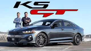 2021 Kia K5 GT Review  The Almost Performance Sedan [upl. by Lynna]