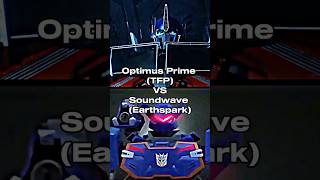 Optimus Prime TFP vs Soundwave Earthspark transformers shorts versus [upl. by Anatol]