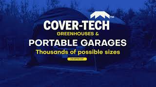 PORTABLE GARAGES amp GREENHOUSES  COVER  TECH INC [upl. by Anael885]