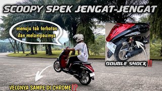 MODIFAN SIMPEL TAPI MESIN JAHAT‼️ Review Scoopy Karbu Modif Simple [upl. by Friedly880]