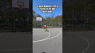 Is Jalen Brunsen TOP 10 in the NBA lol basketball hoops ballislife fypシ゚ virlvideo trending [upl. by Akeimahs]