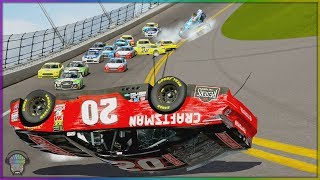 Pass for the Lead Crash  Forza Motorsport 7  NASCAR [upl. by Ylirama547]