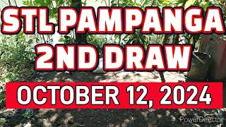 STL PAMPANGA RESULT TODAY 2ND DRAW OCTOBER 12 2024 4PM  SATURDAY [upl. by Ulphia128]