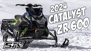 2024 Arctic Cat Catalyst ZR 600 129 Detailed Snowmobile Overview [upl. by Byers319]