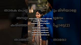 Tharaka Pennalesongmalayalam lyricsKichus Tharikidas [upl. by Ahearn547]