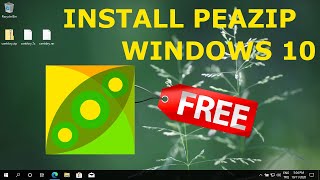 How to Download and Install PeaZip on Windows 10 for FREE [upl. by Boot]