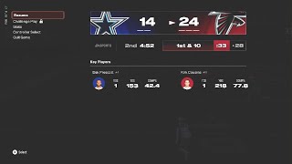 Falcons Vs Cowboys [upl. by Erdnassak189]