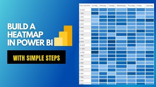 How to create a Heatmap in Power BI [upl. by Lladnik]