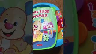 Fisher price laugh and learn storybook rhymes on low batteries [upl. by Skantze]