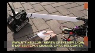 WWWRTFHELICOM NEW 24GHz ESKY BELT CPX 6CHANNEL CP RC HELICOPTER [upl. by Dinerman845]