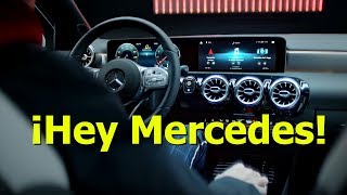 Navegando con realidad aumentada y reconocimiento vocal Jugando con el MBUX de Mercedes Benz [upl. by Teufert]