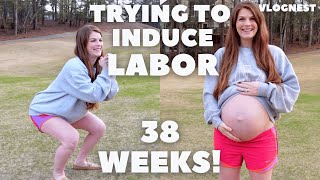 Trying to Induce Labor Naturally 38 weeks Pregnant  Vlognest [upl. by Naesyar758]